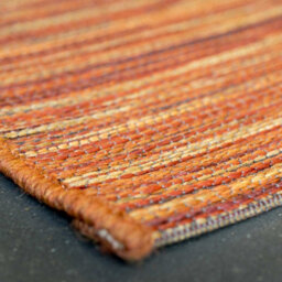 Red Striped Outdoor Rug, Striped Stain-Resistant Rug For Patio, Deck, Garden, 5mm Modern Outdoor Rug-120Cm X 170Cm - thumbnail 5