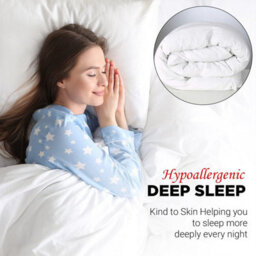 Ameha Hollowfiber Duvet Tog 7.5 Anti Allergic Breathable All Seasons Down Duvet Double Size 200 X 200 Cm - thumbnail 7
