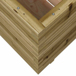 Berkfield Rustic Garden Planter 90X60X72.5 Cm Impregnated Wood Pine - thumbnail 8