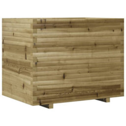 Berkfield Rustic Garden Planter 90X60X72.5 Cm Impregnated Wood Pine