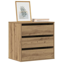 Walplus Corner Chest Of Drawers Artisian Oak 60X41X58 Cm Engineered Wood - thumbnail 1