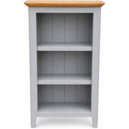 Grey 3 Tier Compact Mini Bookcase Storage Unit - thumbnail 3