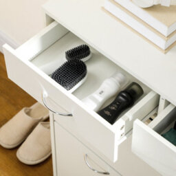 Homcom Slim Shoe Cabinet With 2 Flip Drawers For 12 Pairs Of Shoes White - thumbnail 8