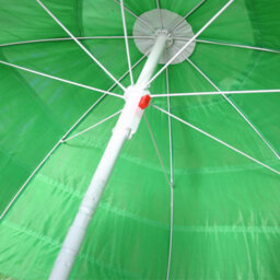 Rinse Bathrooms Hawaiian Parasol Green Beach Parasol Patio Garden Umbrella Sun Shade Tilting 160Cm - thumbnail 4