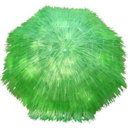 Rinse Bathrooms Hawaiian Parasol Green Beach Parasol Patio Garden Umbrella Sun Shade Tilting 160Cm - thumbnail 3