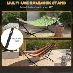 Hammock Stand Wheels, Adjustable Hammock Stand Carry Bag, Black - thumbnail 6