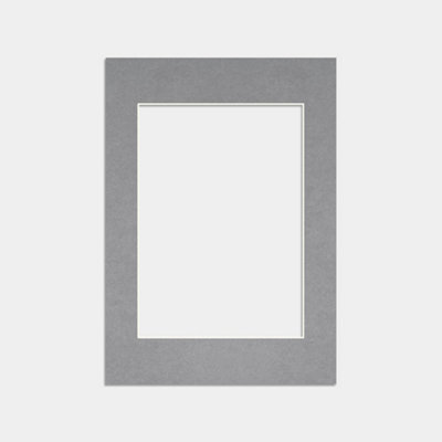 Ak Frames A3 Mid Grey Picture Mounts To Fit A4 Aperture Size - Mount Board Only (No Frame Included) - image 1