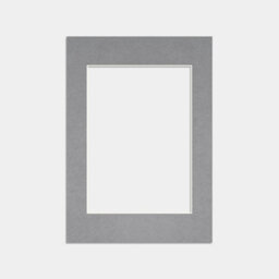 Ak Frames A3 Mid Grey Picture Mounts To Fit A4 Aperture Size - Mount Board Only (No Frame Included) - thumbnail 1