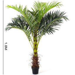 Darphe Artificial Home Decoration Imitation Potted Palm Tree Height 180 Cm - thumbnail 9