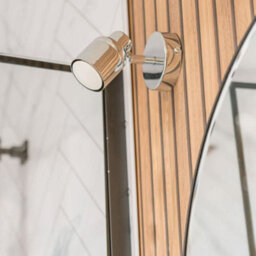 Valuelights Benton Chrome Single Ip44 Bathroom Wall Spotlight And Cool Bulb - thumbnail 4