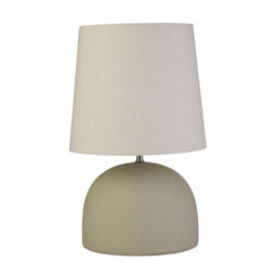 Lighting Collection Simple Sage Ceramic Table Lamp - thumbnail 3