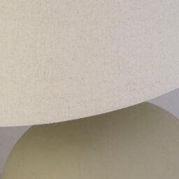 Lighting Collection Simple Sage Ceramic Table Lamp - thumbnail 4