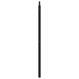 Berkfield Metal Headboard Black 140 Cm - thumbnail 4