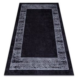 RugsX Miro 51223.807 Washing Carpet Marble, Greek Anti-Slip - Black / White  200X290 Cm - thumbnail 4