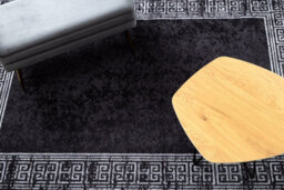 RugsX Miro 51223.807 Washing Carpet Marble, Greek Anti-Slip - Black / White  200X290 Cm - thumbnail 5