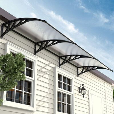 Breeins Outdoor Awning Waterproof Front Door Canopy Window Garden Canopy Patio Porch Awning Rain Shelter Cover 270 Cm - image 1