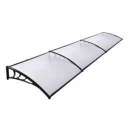 Breeins Outdoor Awning Waterproof Front Door Canopy Window Garden Canopy Patio Porch Awning Rain Shelter Cover 270 Cm - thumbnail 4
