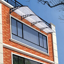 Breeins Outdoor Awning Waterproof Front Door Canopy Window Garden Canopy Patio Porch Awning Rain Shelter Cover 270 Cm - thumbnail 3