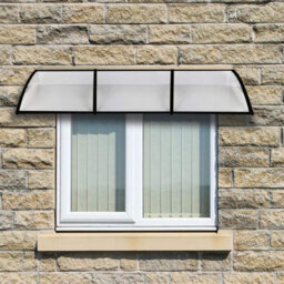 Breeins Outdoor Awning Waterproof Front Door Canopy Window Garden Canopy Patio Porch Awning Rain Shelter Cover 270 Cm - thumbnail 2