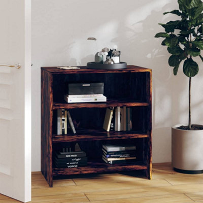 Berkfield Sideboard Smoked Oak 70X40.5X75 Cm Engineered Wood - image 1