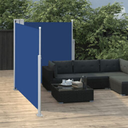 Walplus Retractable Side Awning Garden Sun Shade Canopy Gazebo For Back Door, Porch, Patio Blue 140X600 Cm - thumbnail 3
