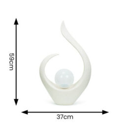 Valuelights Solar Powered Large Abstract Garden Ornament Natural Outdoor Statue Light - thumbnail 6