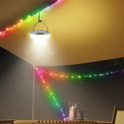 Solar Powered Outdoor Waterproof Portable Camping Light With Color And Warmth In One - thumbnail 2