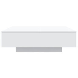 Walplus Coffee Table White 100X100X31 Cm Engineered Wood - thumbnail 6