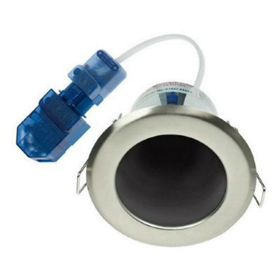 Ovia Ovgu315Sc Flameguard Downlight Fitting Gu10 (Satin Chrome)