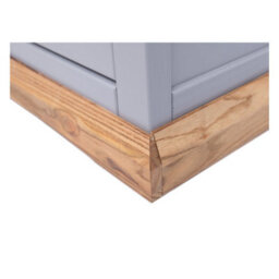 Cabinet Bits Biccari Grey 1 Drawer Tv Cabinet Chrome Knob - thumbnail 7