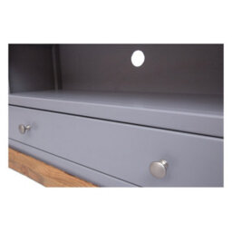 Cabinet Bits Biccari Grey 1 Drawer Tv Cabinet Chrome Knob - thumbnail 5