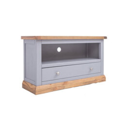 Cabinet Bits Biccari Grey 1 Drawer Tv Cabinet Chrome Knob - thumbnail 2