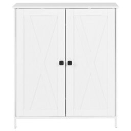Beliani Shoe Storage Cabinet Valcourt White - thumbnail 5