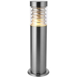 Outdoor Ip44 Bollard Light Marine Grade Steel Lamp Post Garden Driveway Patio - thumbnail 1
