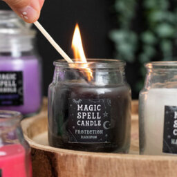 'protection' Spell Black Jar Candle - thumbnail 3