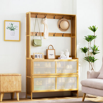 Thehotsale Wooden Entryway Shoe Storage Cabinet - image 1
