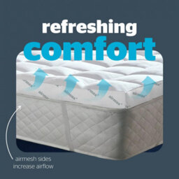 Silentnight Airmax 1000 Mattress Topper, In 4 Sizes - thumbnail 7