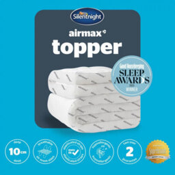 Silentnight Airmax 1000 Mattress Topper, In 4 Sizes - thumbnail 3