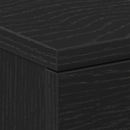 Walplus Bedside Cabinet Black Oak 38X35X55 Cm Engineered Wood - thumbnail 9