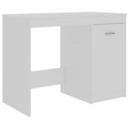 Vidaxl Desk White 140X50X76 Cm Engineered Wood Desks - thumbnail 5