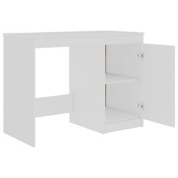 Vidaxl Desk White 140X50X76 Cm Engineered Wood Desks - thumbnail 6