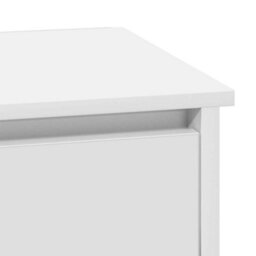 Berkfield Bedside Cabinet With Led Lights White 39X34.5X50 Cm - thumbnail 9
