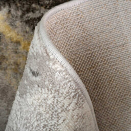 Loomed Grey Gold Metallic Modern Textured Marble Area Rug 120X170Cm - thumbnail 6