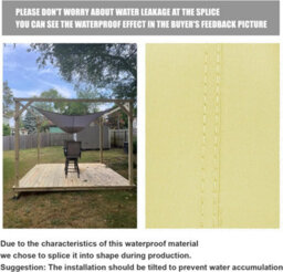 Beige 3X3X3M Triangular Shade Sail 95% Uv Protection - thumbnail 3