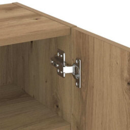Berkfield Tv Cabinet With Led Lights Artisan Oak 40,5X30X102 Cm - thumbnail 9
