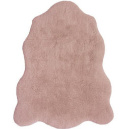 The Rugs Luxury Soft Feel Faux Fur In Pink - thumbnail 2