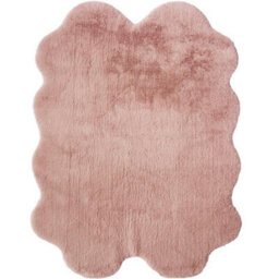 The Rugs Luxury Soft Feel Faux Fur In Pink - thumbnail 5