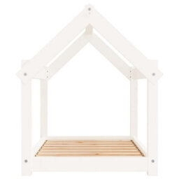 Berkfield Dog Bed White 81X60X70 Cm Solid Wood Pine - thumbnail 6