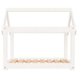 Berkfield Dog Bed White 81X60X70 Cm Solid Wood Pine - thumbnail 5