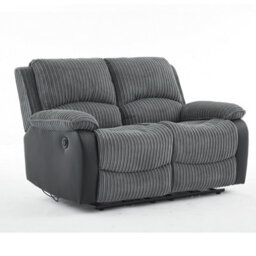 Electric Reclining Chair, Corduroy Fabric Recliner Loveseat - Loveseat - thumbnail 5
